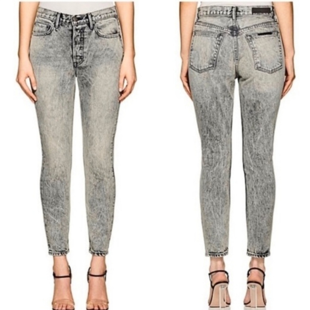 Girlfriend  Karolina women jean 25 black washed casual festival rodeo Y2K grunge